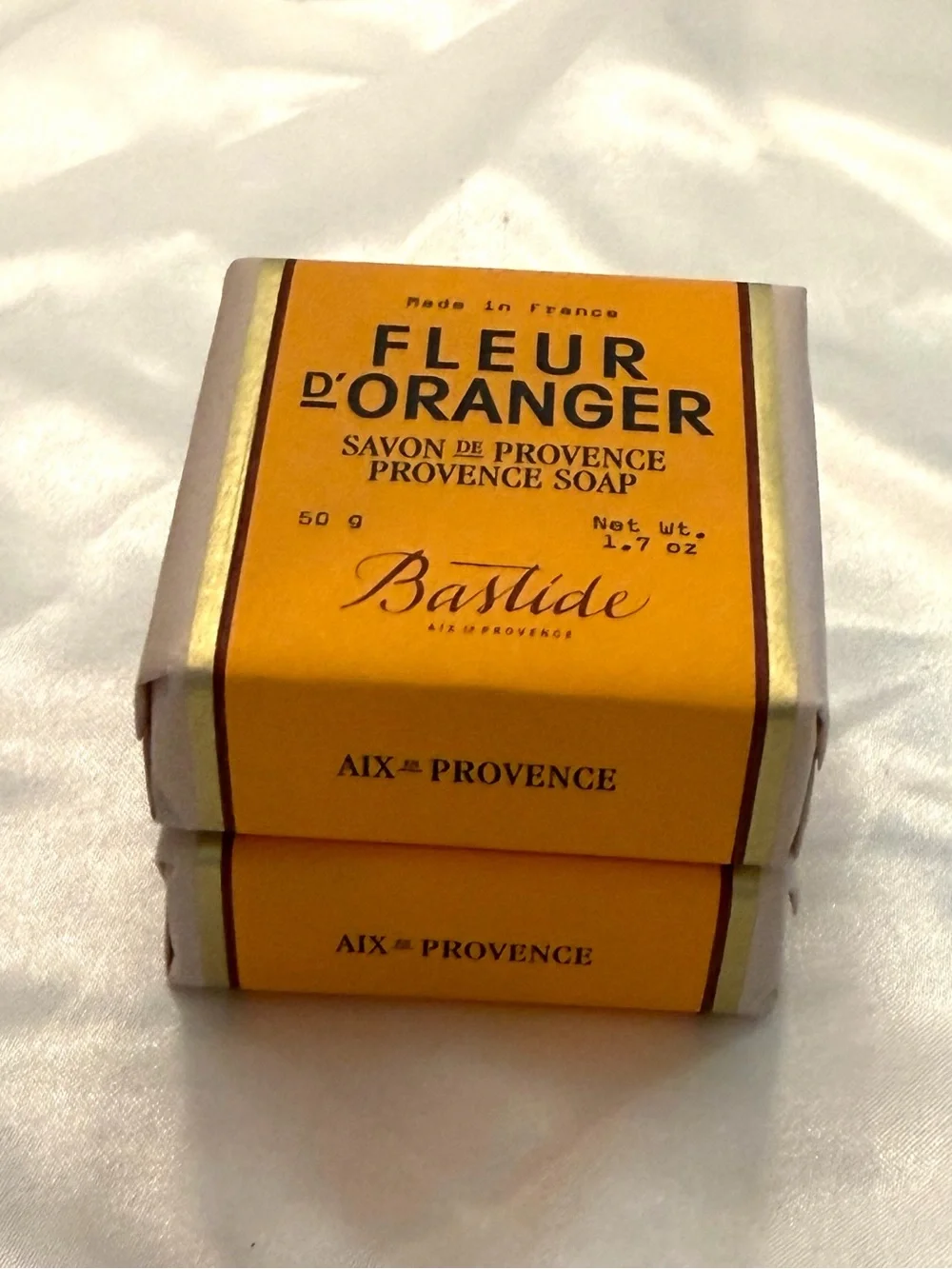 Bastide Fleur d'Oranger Orange Blossom Moisturizing Provence Soap 1.7 oz (2)